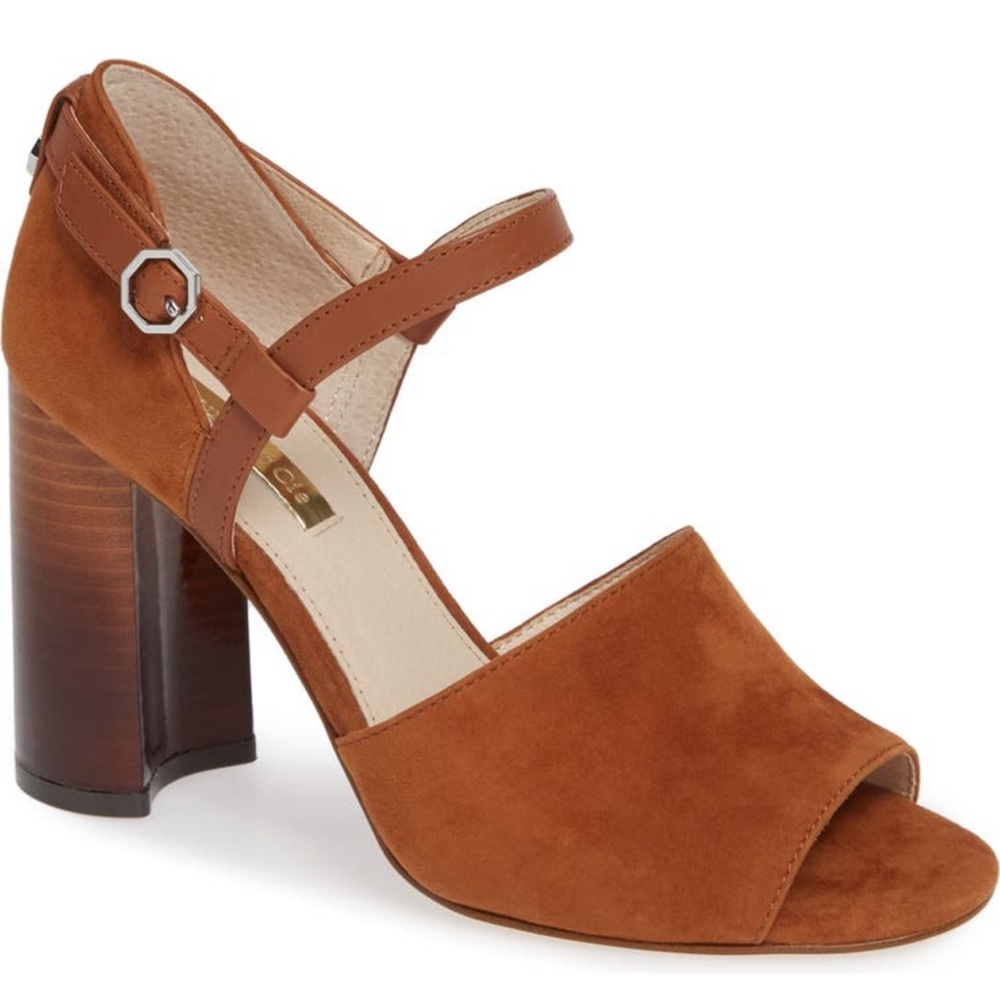 NEW Louise et Cie Kinta Sandal in Chestnut Suede size 6.5M